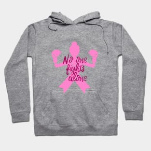 No one fights alone Hoodie